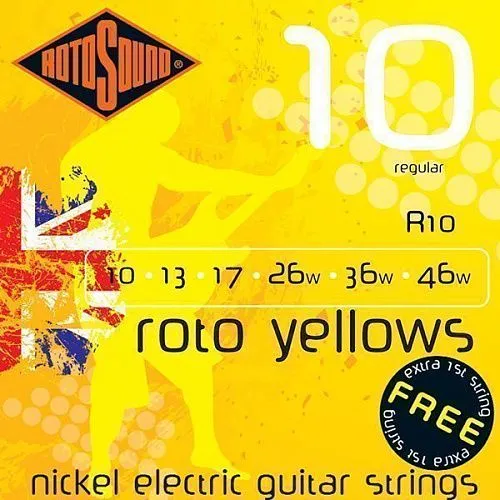 Rotosound R10 Strings Nickel Regular (10-46) Струны для электрогитары.
